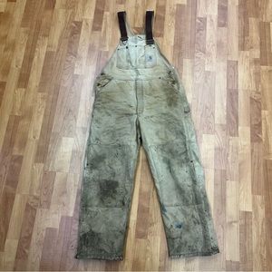 Beat Up Carhartt Overalls